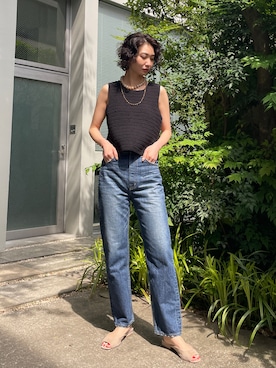 BLACKBYMOUSSY_staffさん（レディース・158cm）の春コーディネート