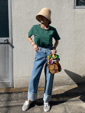 BLACKBYMOUSSY_staffさん（レディース・158cm）の春コーディネート