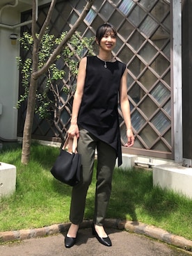BLACKBYMOUSSY_staffさん（レディース・158cm）の夏コーディネート