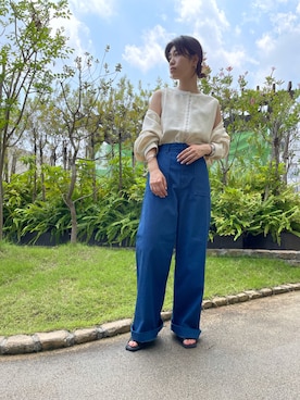 BLACKBYMOUSSY_staffさん(レディース・160cm)の夏コーディネート