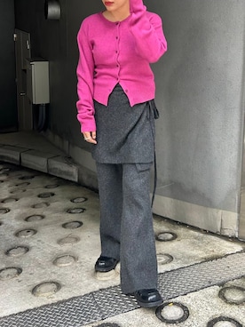 「BLACK BY MOUSSY（ブラックバイマウジー）のアイテム」を使った、BLACKBYMOUSSY_staffさん（レディース・158cm）の秋コーディネート