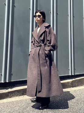 「BLACK BY MOUSSY（ブラックバイマウジー）のアイテム（ジャケット/アウター）」を使った、BLACKBYMOUSSY_staffさん（レディース・158cm）の秋コーディネート
