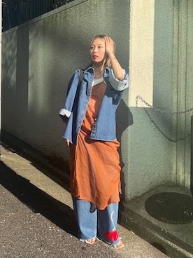 BLACKBYMOUSSY_staffさん（レディース・158cm）の春コーディネート