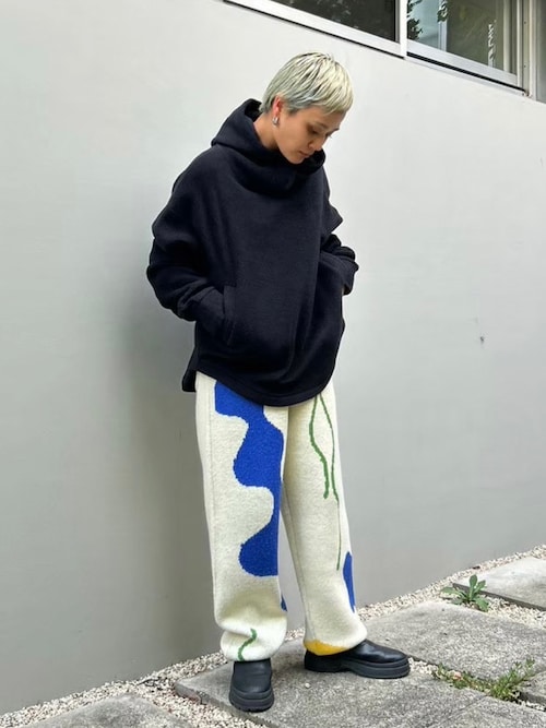 BLACKBYMOUSSY　フリースフーディー BLACK BY MOUSSY（ブラックバイマウジー）の「fleece hoodie