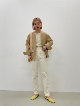 「春アウター」｜BLACKBYMOUSSY_staffさん（レディース・158cm）の春コーディネート