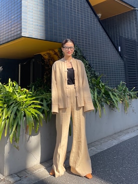 「BLACK BY MOUSSY（ブラックバイマウジー）のアイテム（その他アウター）」を使った、BLACKBYMOUSSY_staffさん（レディース・158cm）の冬コーディネート