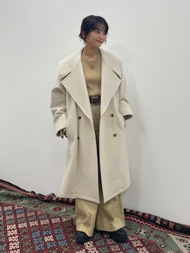 「BLACK BY MOUSSY（ブラックバイマウジー）のアイテム（その他アウター）」を使った、BLACKBYMOUSSY_staffさん（レディース・158cm）の秋コーディネート
