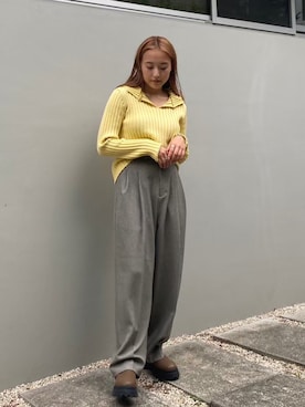 BLACKBYMOUSSY_staffさん（レディース・158cm）の秋コーディネート