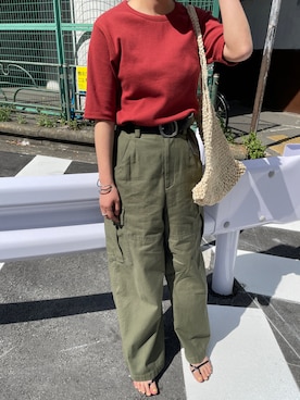 BLACKBYMOUSSY_staffさん（レディース・158cm）の春コーディネート