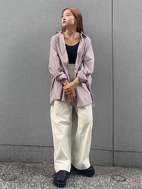 BLACKBYMOUSSY_staffさん（レディース・158cm）の秋コーディネート