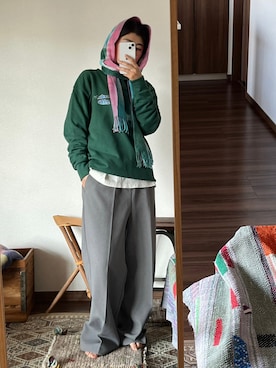 「BLACK BY MOUSSY（ブラックバイマウジー）のアイテム」を使った、BLACKBYMOUSSY_staffさん（レディース・158cm）の秋コーディネート