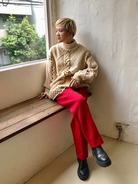 BLACKBYMOUSSY_staffさん（レディース・158cm）の秋コーディネート