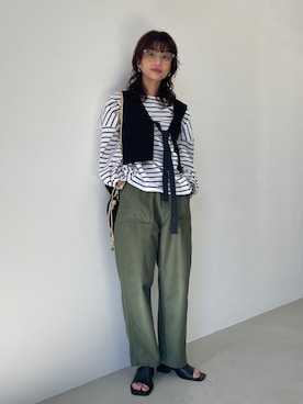 BLACKBYMOUSSY_staffさん（レディース・158cm）の冬コーディネート
