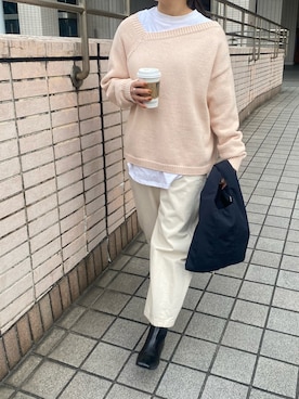 BLACKBYMOUSSY_staffさん（レディース・160cm）の冬コーディネート