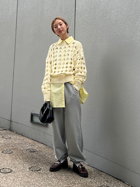 BLACKBYMOUSSY_staffさん（レディース・158cm）の冬コーディネート