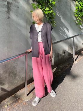 BLACKBYMOUSSY_staffさん（レディース・158cm）の夏コーディネート