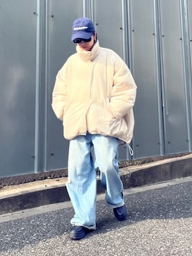 「BLACK BY MOUSSY（ブラックバイマウジー）のアイテム（ジャケット/アウター）」を使った、BLACKBYMOUSSY_staffさん（レディース・158cm）の秋コーディネート