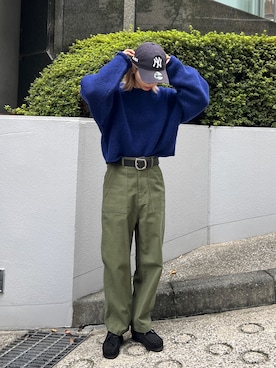 「BLACK BY MOUSSY（ブラックバイマウジー）のアイテム」を使った、BLACKBYMOUSSY_staffさん（レディース・158cm）の秋コーディネート