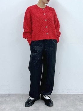 「BLACK BY MOUSSY（ブラックバイマウジー）のアイテム」を使った、BLACKBYMOUSSY_staffさん（レディース・158cm）の秋コーディネート