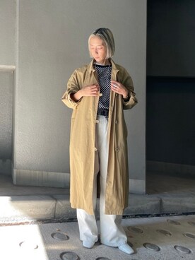 「BLACK BY MOUSSY（ブラックバイマウジー）のアイテム（ジャケット/アウター）」を使った、BLACKBYMOUSSY_staffさん（レディース・158cm）の冬コーディネート