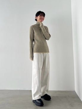 BLACKBYMOUSSY_staffさん（レディース・158cm）の冬コーディネート