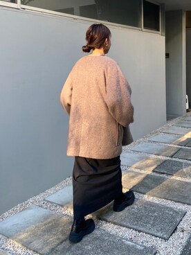 「BLACK BY MOUSSY（ブラックバイマウジー）のアイテム（その他アウター）」を使った、BLACKBYMOUSSY_staffさん（レディース・158cm）の秋コーディネート