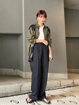 BLACKBYMOUSSY_staffさん(レディース・158cm)の夏コーディネート