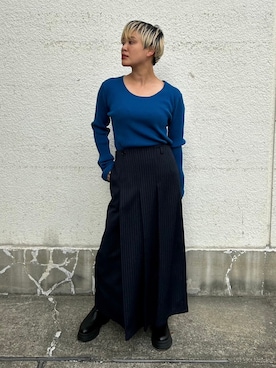 「BLACK BY MOUSSY（ブラックバイマウジー）のアイテム」を使った、BLACKBYMOUSSY_staffさん（レディース・158cm）の秋コーディネート