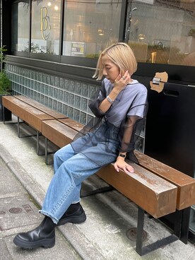 BLACKBYMOUSSY_staffさん(レディース・158cm)の夏コーディネート