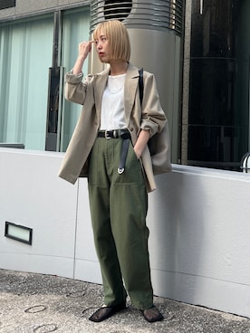 BLACKBYMOUSSY_staffさん（レディース・158cm）の冬コーディネート