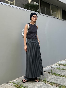 BLACKBYMOUSSY_staffさん（レディース・158cm）の夏コーディネート