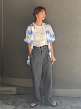 BLACKBYMOUSSY_staffさん（レディース・158cm）の夏コーディネート