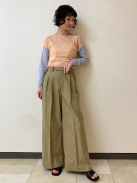 BLACKBYMOUSSY_staffさん（レディース・158cm）の春コーディネート