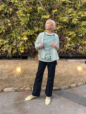 「カラーパレット」｜BLACKBYMOUSSY_staffさん（レディース・158cm）の冬コーディネート