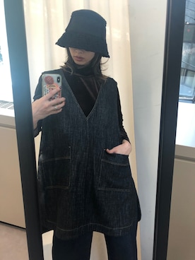 BLACKBYMOUSSY_staffさん（レディース・158cm）の夏コーディネート