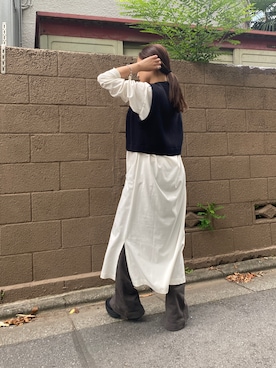 「ベストコーデ」｜「アイテム（スウェットパンツ）」を使った、BLACKBYMOUSSY_staffさん（レディース・158cm）の夏コーディネート