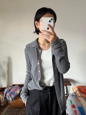 「BLACK BY MOUSSY（ブラックバイマウジー）のアイテム」を使った、BLACKBYMOUSSY_staffさん（レディース・158cm）の秋コーディネート