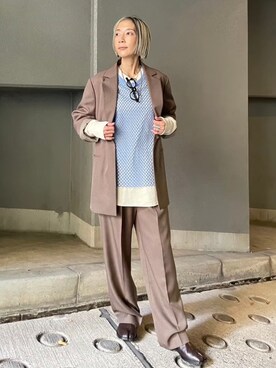 「BLACK BY MOUSSY（ブラックバイマウジー）のアイテム（ジャケット/アウター）」を使った、BLACKBYMOUSSY_staffさん（レディース・158cm）の冬コーディネート