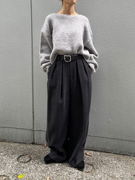 「BLACK BY MOUSSY（ブラックバイマウジー）のアイテム」を使った、BLACKBYMOUSSY_staffさん（レディース・158cm）の秋コーディネート