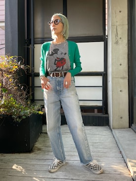 BLACKBYMOUSSY_staffさん（レディース・158cm）の冬コーディネート