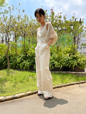 BLACKBYMOUSSY_staffさん（レディース・160cm）の夏コーディネート