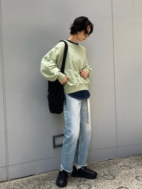 BLACKBYMOUSSY_staffさん(レディース・158cm)の冬コーディネート