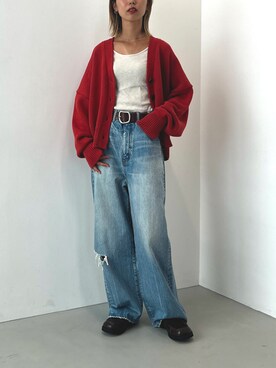 「BLACK BY MOUSSY（ブラックバイマウジー）のアイテム」を使った、BLACKBYMOUSSY_staffさん（レディース・158cm）の秋コーディネート