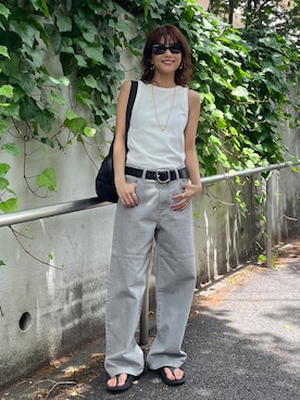 BLACKBYMOUSSY_staffさん(レディース・158cm)の夏コーディネート