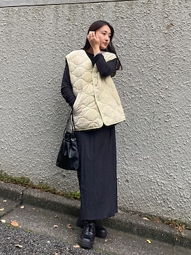 BLACKBYMOUSSY_staffさん（レディース・158cm）の冬コーディネート