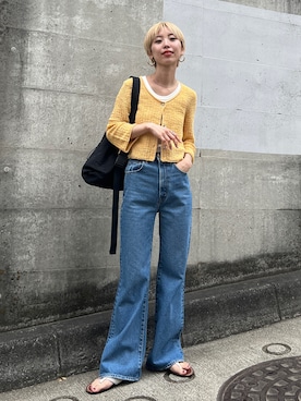 BLACKBYMOUSSY_staffさん（レディース・158cm）の春コーディネート