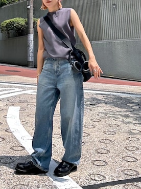 BLACKBYMOUSSY_staffさん(レディース・158cm)の夏コーディネート