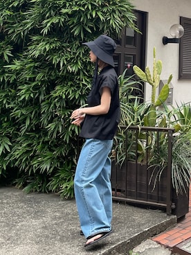 BLACKBYMOUSSY_staffさん（レディース・158cm）の春コーディネート