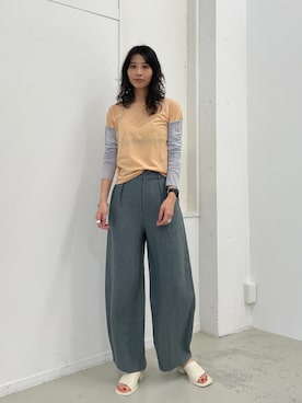 BLACKBYMOUSSY_staffさん（レディース・158cm）の春コーディネート