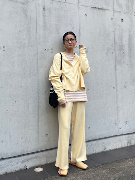 「カラーパレット」｜BLACKBYMOUSSY_staffさん（レディース・160cm）の冬コーディネート